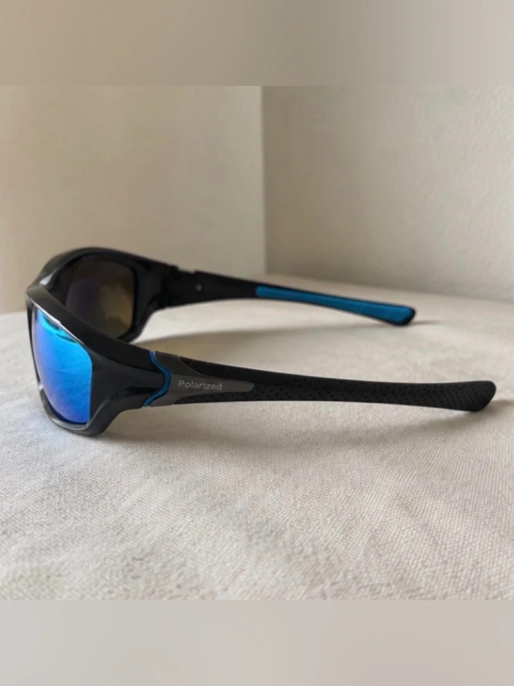 Men’s Polarized Sport Sunglasses Blue Mirror UV400 Outdoor